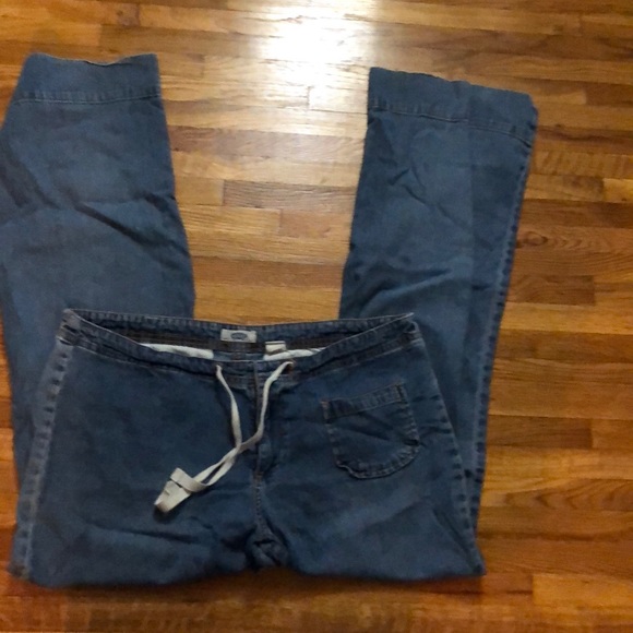 Old Navy Denim - Boot Cut Jeans, Tie and hidden closure